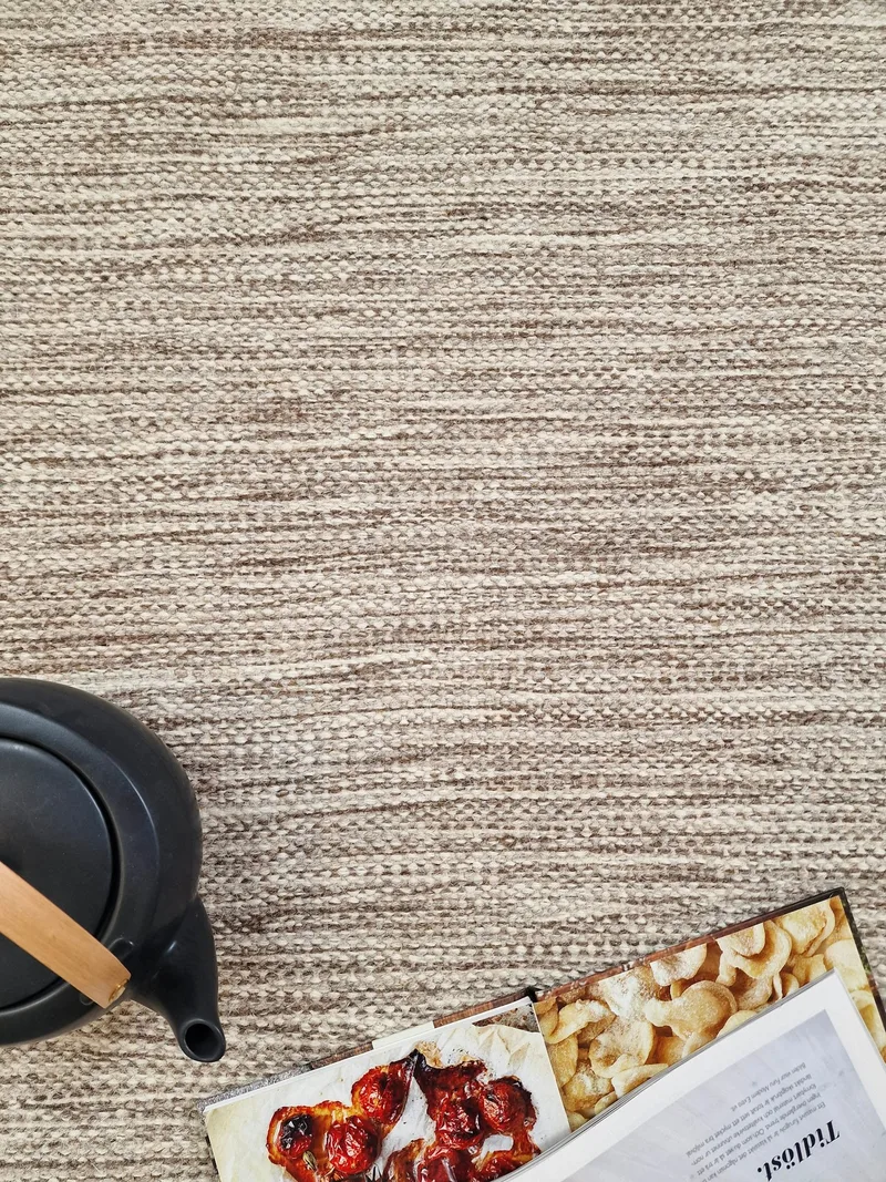 Birka Ullmatta Rektangulär 75x230 cm - Mörklinne - Products - Textil & mattor - Matta - Modern matta - Ullmatta