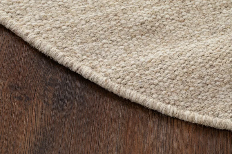Birka Ullmatta Rund 120 - Linne - Products - Textil & mattor - Matta - Modern matta - Ullmatta
