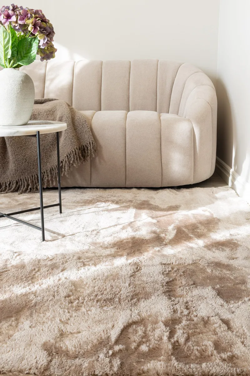 Cozy Ryamatta 133x190 cm Rektangulär - Linne - Products - Textil & mattor - Matta - Modern matta - Ryamatta