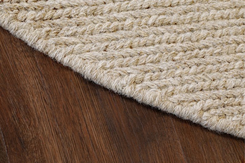 Dalarö Ullmatta Ø160 cm Rund - Beige - Products - Textil & mattor - Matta - Modern matta - Ullmatta