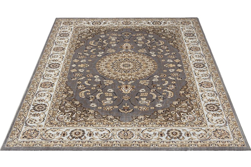 Dubai Medallion Wiltonmatta 240x340 cm - Grå - Products - Textil & mattor - Matta - Modern matta - Wiltonmatta
