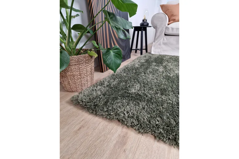 Floki Ryamatta 240x340 cm Rektangulär - Smaragdgrön - Products - Textil & mattor - Matta - Modern matta - Ryamatta