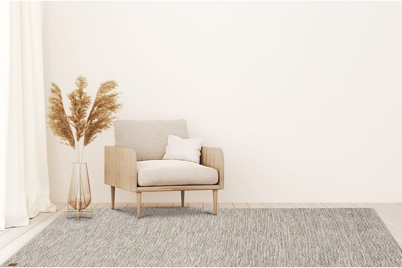Gåsöga Ullmatta 140x200 cm Rektangulär - Beige - Products - Textil & mattor - Matta - Modern matta - Ullmatta