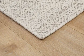 Gåsöga Ullmatta 140x200 cm Rektangulär - Beige - Products - Textil & mattor - Matta - Modern matta - Ullmatta