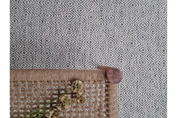 Gåsöga Ullmatta 160x230 cm Rektangulär - Grå - Products - Textil & mattor - Matta - Modern matta - Ullmatta