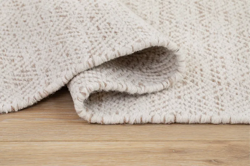 Gåsöga Ullmatta 300x400 cm Rektangulär - Beige - Products - Textil & mattor - Matta - Modern matta - Ullmatta