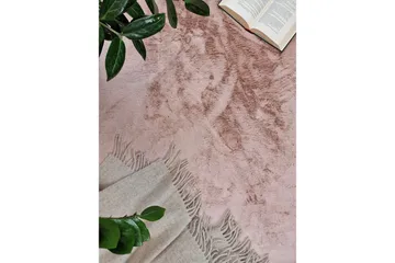 Heaven Ryamatta 200 cm Rund - Rosa - Products - Textil & mattor - Matta - Modern matta - Ryamatta