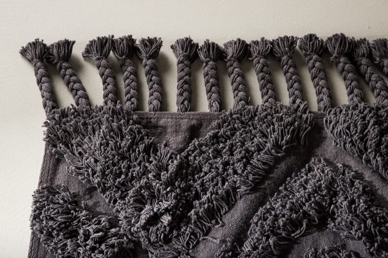 Hilma Bomullsmatta Rektangulär 70x200 cm - Mörkgrå - Products - Textil & mattor - Matta - Modern matta - Bomullsmatta