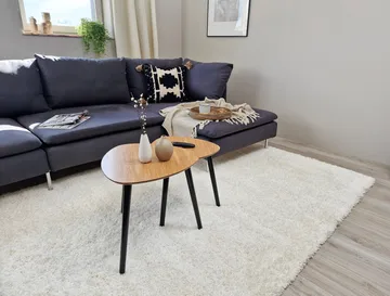 Lounge Ryamatta 200x290 cm Rektangulär - Vit - Products - Textil & mattor - Matta - Modern matta - Ryamatta