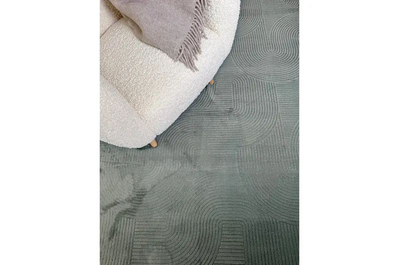 Momita Friezematta 80x150 cm Oblong - Grön - Products - Textil & mattor - Matta - Modern matta - Wiltonmatta