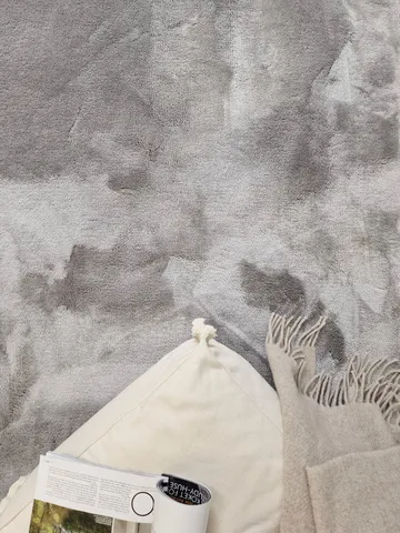 Cozy Ryamatta 110x160 cm Rektangulär - Silver - Products - Textil & mattor - Matta - Modern matta - Ryamatta