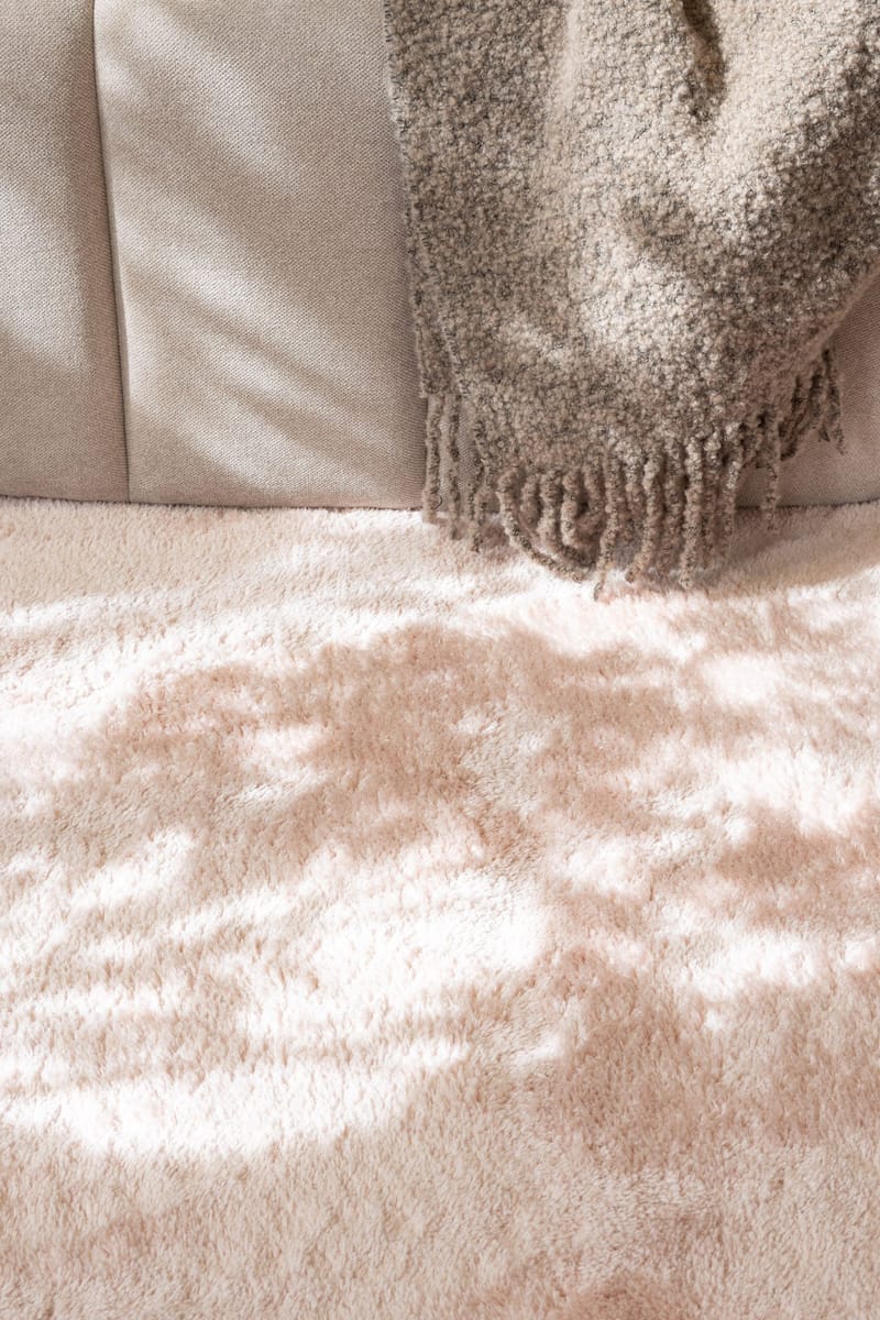 Cozy Ryamatta 160x230 cm Rektangulär - Rosa - Products - Textil & mattor - Matta - Modern matta - Ryamatta