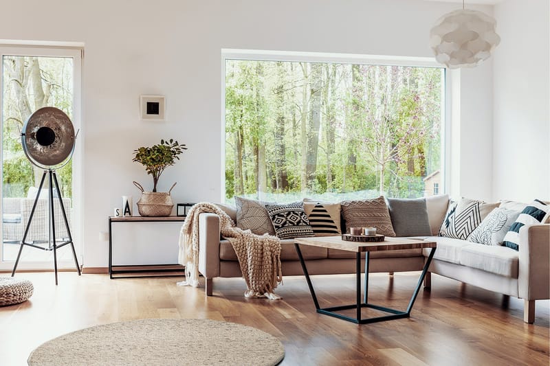 Skagen Ullmatta 240 cm Rund - Naturmelange - Products - Textil & mattor - Matta - Modern matta - Ullmatta