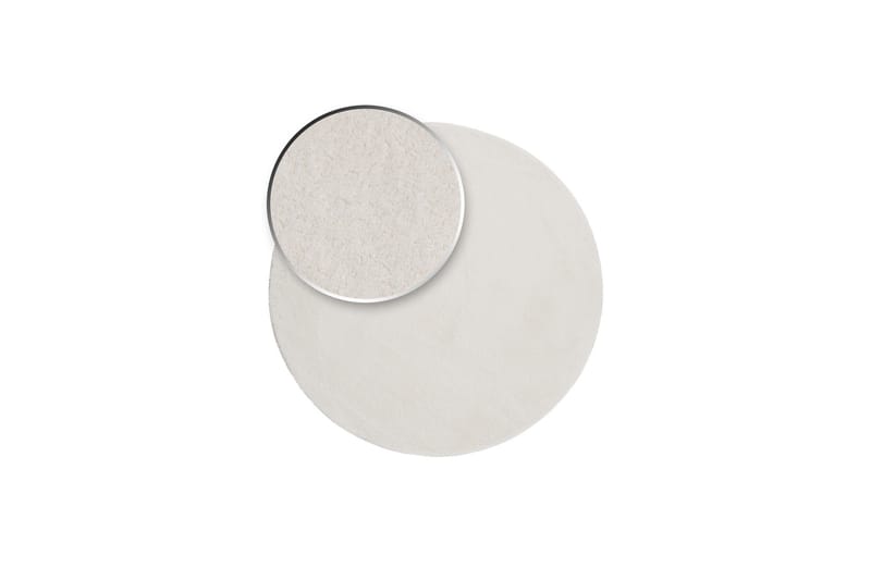 Soft Wiltonmatta Rund 160 cm - Vit - Products - Textil & mattor - Matta - Modern matta - Wiltonmatta