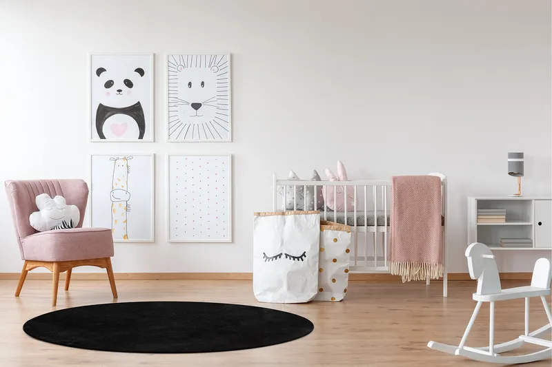 Soft Wiltonmatta Rund 240 cm - Svart - Products - Textil & mattor - Matta - Modern matta - Wiltonmatta