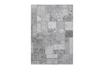 Patchwork Wiltonmatta 240x330 cm Rektangulär - Silver - Products - Textil & mattor - Matta - Modern matta - Wiltonmatta