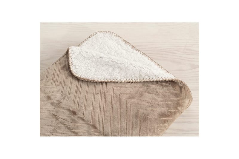 Pläd Sherpa 130 x 170 cm - Linne - Products - Textil & mattor - Filt & pläd