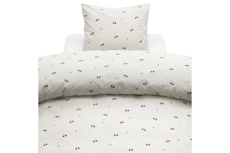 Påslakanset Enkelsäng 2-Dels Körsbär Sand