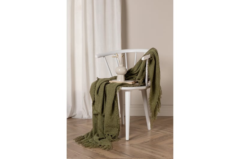 Stanly Pläd 130x170 cm - Grön - Products - Textil & mattor - Filt & pläd