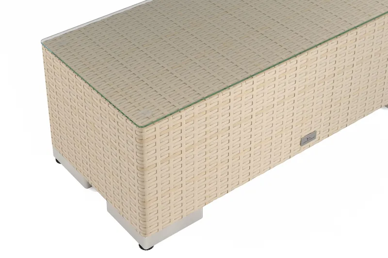 Bahamas Avslut utomhus 38x90 cm - Beige - Products - Utemöbler & utemiljö - Övrigt utemöbler - Moduler utesoffa