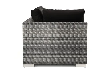 Bahamas Högermodul utomhus 140 cm i konstrotting - Grå - Products - Utemöbler & utemiljö - Övrigt utemöbler - Moduler utesoffa