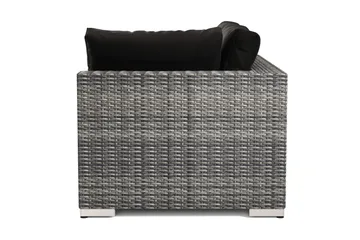 Bahamas Vänstermodul utomhus 140 cm i konstrotting - Grå - Products - Utemöbler & utemiljö - Övrigt utemöbler - Moduler utesoffa - Vänstermodul utesoffa