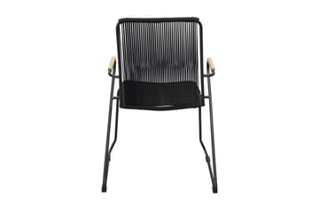 Bois Karmstol Utomhus Svart - Venture Home - Products - Utemöbler & utemiljö - Balkong & altan - Balkongmöbler - Balkongstol