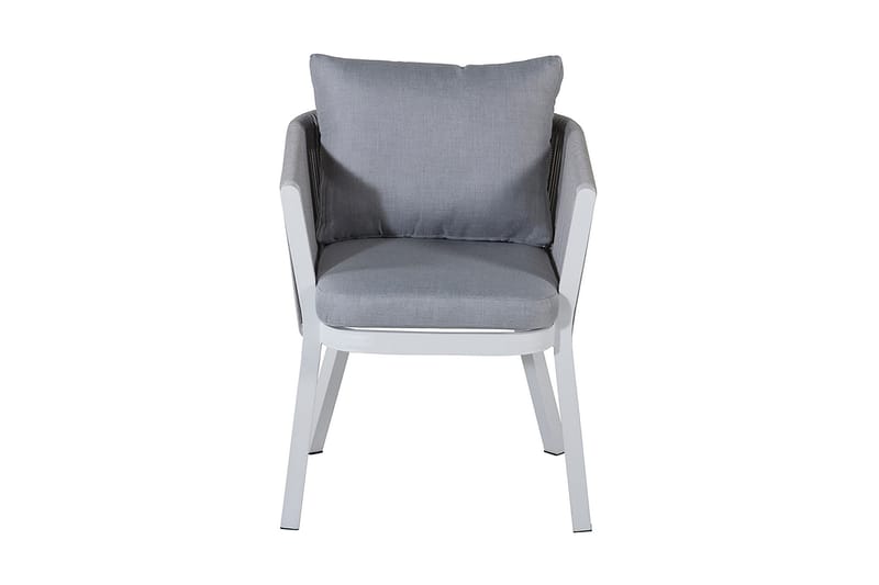 Virya Matstol Utomhus med Dyna - Vit/Grå - Products - Utemöbler & utemiljö - Balkong & altan - Balkongmöbler - Balkongstol