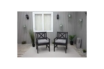 Stolskudde Malmö - Grå - Products - Utemöbler & utemiljö - Dynor - Sittdyna & ryggdyna utemöbler