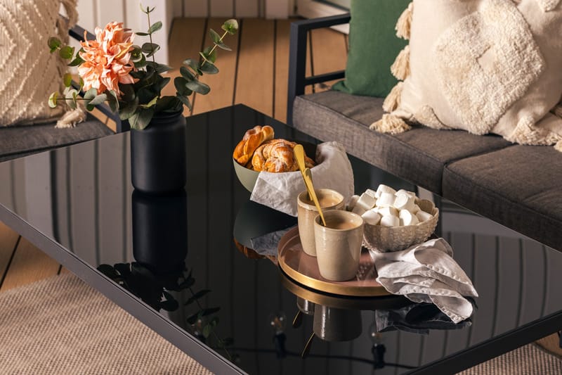 Ariany Soffgrupp - Svart / Gråa dynor - Products - Utemöbler & utemiljö - Loungemöbler - Loungeset & loungegrupp