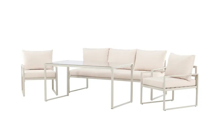 Catania Soffgrupp Utomhus 5-sits - Beige - Products - Utemöbler & utemiljö - Loungemöbler - Loungeset & loungegrupp
