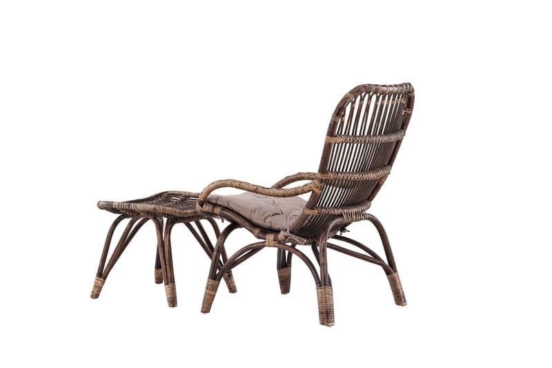 Ella Utefåtölj - Mörk Valnöt - Products - Utemöbler & utemiljö - Loungemöbler - Loungestol utomhus