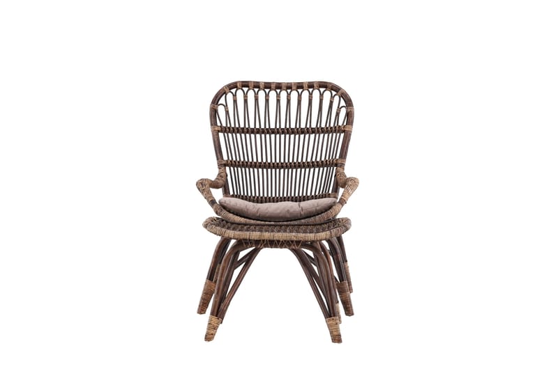 Ella Utefåtölj - Mörk Valnöt - Products - Utemöbler & utemiljö - Loungemöbler - Loungestol utomhus