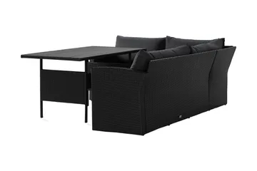 James Light Soffgrupp Utomhus  5-sits - Svart - Products - Utemöbler & utemiljö - Loungemöbler - Loungeset & loungegrupp