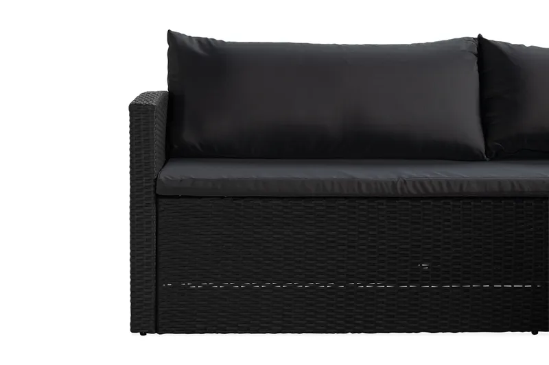 James Light Soffgrupp Utomhus  5-sits - Svart - Products - Utemöbler & utemiljö - Loungemöbler - Loungeset & loungegrupp