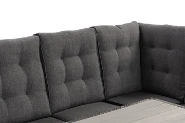 James Lyx Loungegrupp Vändbar - Grå / Svarta dynor - Products - Utemöbler & utemiljö - Loungemöbler - Loungeset & loungegrupp