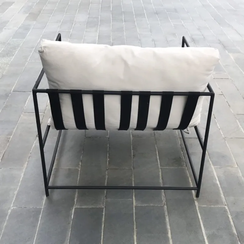 Loungefåtölj i underhållsfritt galvaniserat stål | Fårö - Products - Utemöbler & utemiljö - Loungemöbler - Loungestol utomhus