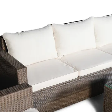 Loungegrupp utemöbler | Brun konstrotting | Huvudskär - Products - Utemöbler & utemiljö - Loungemöbler - Loungeset & loungegrupp