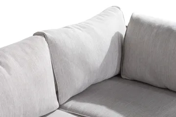 Marcus Stor Loungegrupp Utomhus - 7-sits Loungeset i Konstrotting för Uteplats och Trädgård - Beige / Vita dynor - Products - Utemöbler & utemiljö - Loungemöbler - Loungeset & loungegrupp