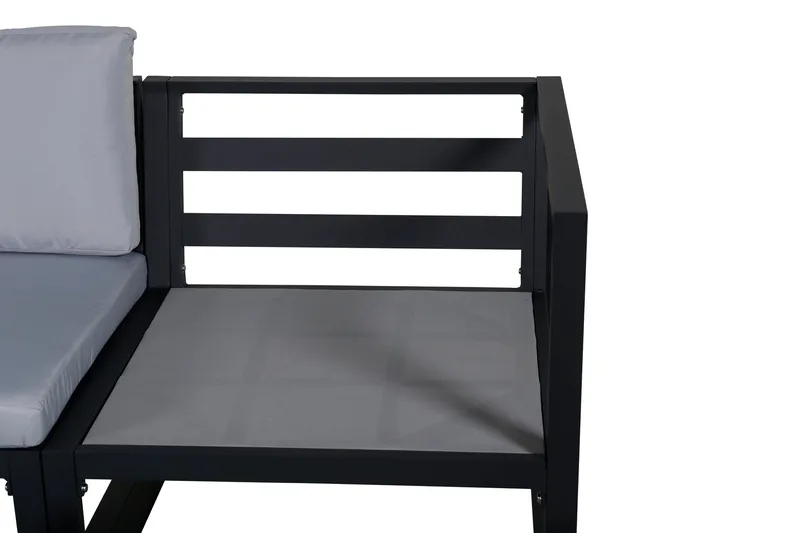 Salvador Loungegrupp Utomhus - Grå/Svart - Products - Utemöbler & utemiljö - Loungemöbler - Loungeset & loungegrupp