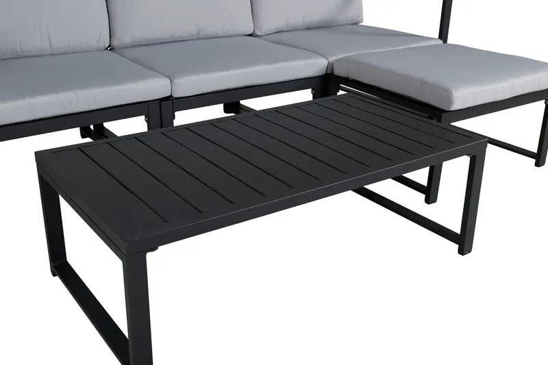 Salvador Loungegrupp Utomhus - Grå/Svart - Products - Utemöbler & utemiljö - Loungemöbler - Loungeset & loungegrupp