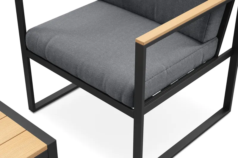 Serena Soffgrupp Utomhus  4-sits - Antracit - Products - Utemöbler & utemiljö - Loungemöbler - Loungeset & loungegrupp