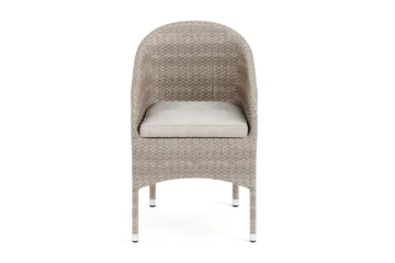 Thor loungestol utomhus i konstrotting med naturfärgad sittdyna - Beige - Products - Utemöbler & utemiljö - Loungemöbler - Loungestol utomhus