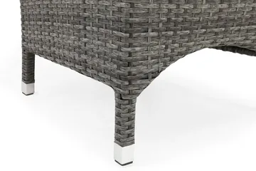 Thor Lyx Utefåtölj med Armledare - Loungefåtölj för Utemöbler i Konstrotting - Grå - Products - Utemöbler & utemiljö - Loungemöbler - Loungestol utomhus