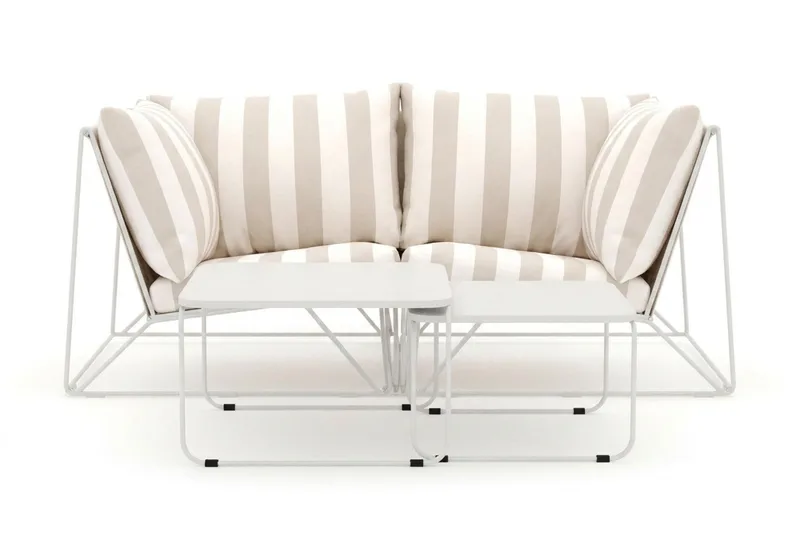 Usteryd utomhus rak 2-sits soffa - Beige/Striped - Products - Utemöbler & utemiljö - Loungemöbler - Loungeset & loungegrupp