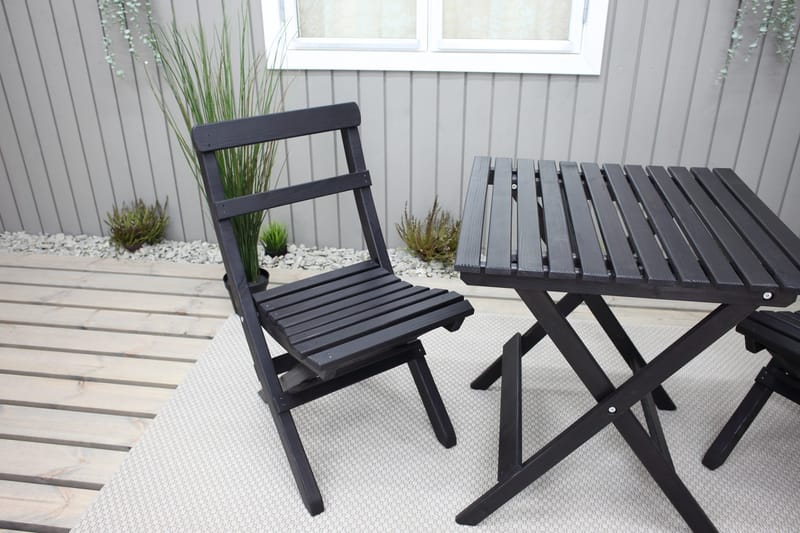 Edilma KlappUtebord 65 cm - Kaffesvart - Products - Utemöbler & utemiljö - Utebord & trädgårdsbord - Matbord utomhus