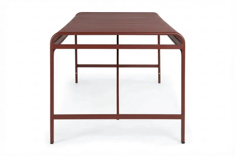 Jarva Rektangulärt Matbord Utomhus 90x200 cm i Metall - Röd - Products - Utemöbler & utemiljö - Utebord & trädgårdsbord - Matbord utomhus