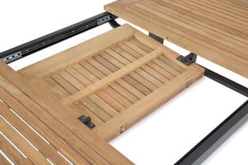 Las Vegas Förlängningsbart Matbord 220x280x100 cm - Svart / Natur - Products - Utemöbler & utemiljö - Utebord & trädgårdsbord - Matbord utomhus