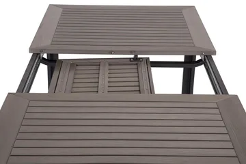 Monaco Förlängningsbart Matbord 152-210x90 cm - Svart / Grå - Products - Utemöbler & utemiljö - Utebord & trädgårdsbord - Matbord utomhus