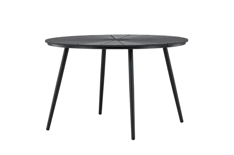 San Vito Matbord Utomhus 120 cm - Svart - Products - Utemöbler & utemiljö - Utebord & trädgårdsbord - Matbord utomhus